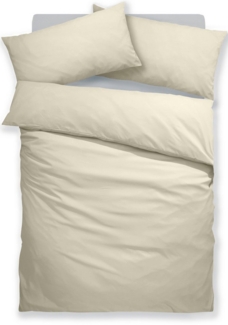 my home Bettwäsche Desner, Microfaser, 3 teilig, Premium Qualität, 100 % Polyester, sehr weich, uni, ab 135x200 cm