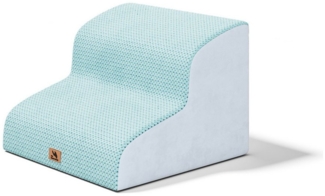 NAIMP Hunderampe Hundetreppe für kleine Hunde Haustiertreppe Katzentreppe, Waschbar rutschfest