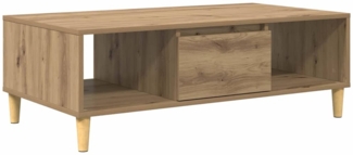 vidaXL Couchtisch Artisan-Eiche 103,5 x 60 x 35 cm Holzwerkstoff 875120