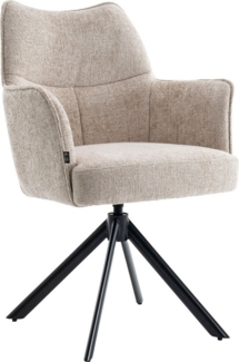 Home affaire Drehstuhl Cresta (1 St), tolle Optik