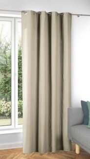 Klemmfix Verdunkelungsvorhang, Ösen (1 St), verdunkelnd, 100% Baumwolle 220gr./m² pflegeleicht