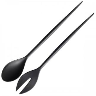 Normann Copenhagen Salatbesteck Krenit Schwarz 352010