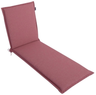 LILENO HOME Liegenauflage perfekt für Strandliegen, Sonnenliege Auflage, Gartenliege Auflage, (1er Set), Polsterauflage Rot, Auflagen für Gartenliegen