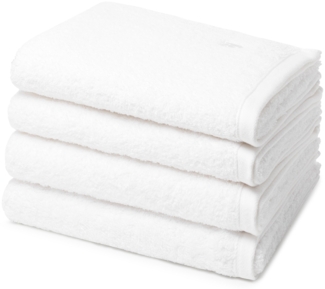 Ross Vita 4 tlg. Frottier-Set - 4 X Handtuch (50 X 100cm) - 520 g/m2 - Weiß