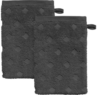 Erwin Müller Waschhandschuh Waschhandschuh "Baden-Baden" 2er-Pack, Frottier, Walk-Frottier Uni