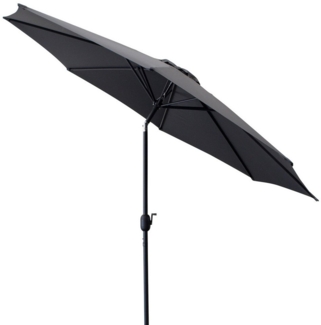 Marktschirm Aluminium 300cm, mit Kurbel, Gestell Aluminium, Material Bezug 100% Polyester, Gewicht 6kg