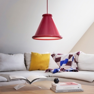 Belid Pendelleuchte Belle 36cm Rotviolett 2700K