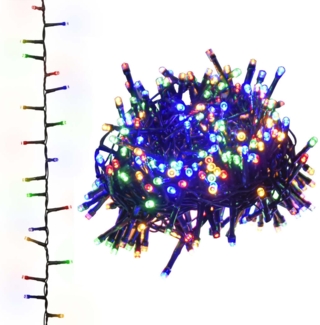 vidaXL LED-Lichterkette mit 400 LEDs Mehrfarbig 13 m PVC 343257