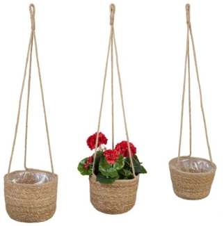 Seegras Blumenampel 3er Set 10048149