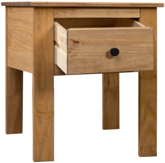 Nachttisch Nachtschrank 46x40x57 cm Kiefernholz Panama