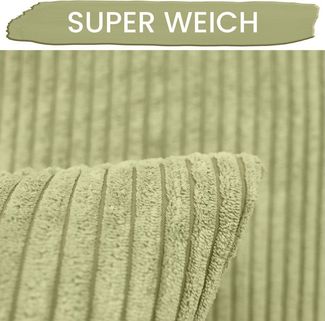 Amilian Dekokissen mit Füllung und Kissenbezug - Deko Kissen, Zierkissen, Sofakissen