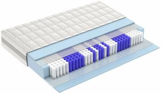 Matratzen Perfekt Taschenfederkernmatratze HAMBURG, 140x200 cm, H2, 9 Zonen