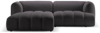 Micadoni Modulares Ecksofa Harry 3-Sitzer Links 3D-Stoff Espresso