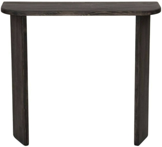 Dmora Konsolentisch Benigna, Tisch, Eingangskonsole, Regal, 100x30 h90 cm, Anthrazit