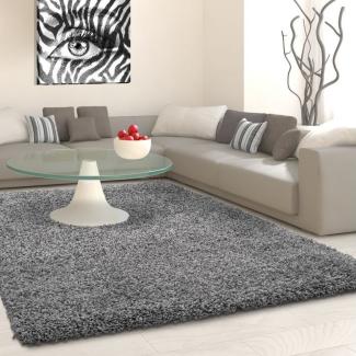 Shaggy Teppich LIFE GREY 200 X 290cm Rechteck