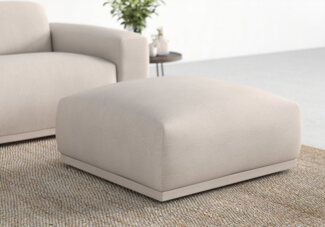 TRENDMANUFAKTUR Hocker Braga, mit hochwertigem Kaltschaum, quadratisch, in Cord erhältlich (1 St), moderner Polsterhocker, 85/42/85 cm (B/H/T)