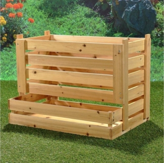 Melko Holzkiste Vorratskiste Kartoffelkiste Universalkiste aus Holz Aufbewahrungskiste (Stück), Individuell lackierbar