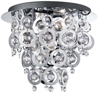 Deckenleuchte, Chrom, 35 cm, NOVA