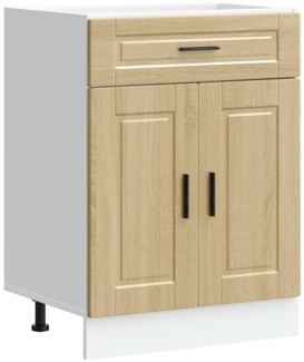 vidaXL Küchenunterschrank Porto Sonoma-Eiche Holzwerkstoff 853970