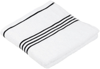 Gözze Handtücher RIO STRIPE, 70x140 cm, Weiß, Schwarz, Streifen, (1-St)