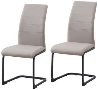 HTI-Living SallyP PU Cappuccino Schwingstuhl