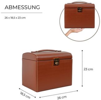 Friedrich23 Schmuckkasten / Uhrenbox aus Leder Cordoba XL
