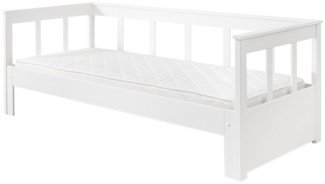 Vipack 'Pino' Einzelbett mit Auszug weiß