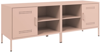 vidaXL TV-Schränke 2 Stk. Rosa 68x39x50,5 cm Stahl 842997