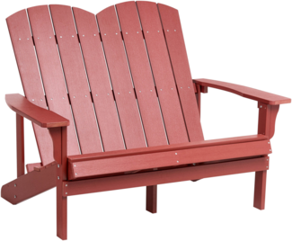 Gartenbank ADIRONDACK 125 cm Rot