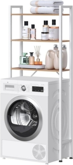 EUGAD Badregal, 1-tlg, mit 3 Ablagen, stehendes Regal über Toilette