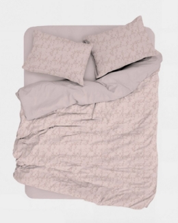 L'Essentiel Maison Bettwäsche Set Ranforce Erhältlich in den 7 Größen, %100 Baumwolle Ranforce, 3 teilig, Luxuriös weiche elegante Rosa Farbe, atmungsaktiv & pflegeleicht