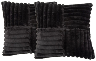 Coonoor Kissenbezug 45x45 cm Plüsch Samt Kissenbezüge Zierkissenbezüge Kissenhülle, (2 Stück), Kopfkissenbezug Kissen Bezug Weich Sofakissen Couchkissen Bezug