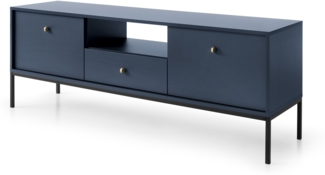 AX LIVING Möbel für TV Domiti MRTV154 154 cm Modern in Dunkelblau