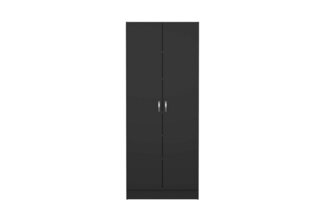 INOSIGN Drehtürenschrank Focus, Kleiderschrank, Stauraum mit 2 Türen und 5 Einlegeböden, Breite 69 cm, Höhe 170 cm