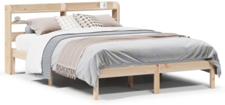 vidaXL Massivholzbett ohne Matratze 120x190 cm Kiefernholz 3306529