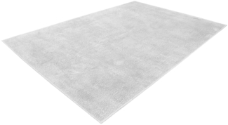 Teppich SchoenesWohnen24 Bali 110 Silbergrau 160x230 cm