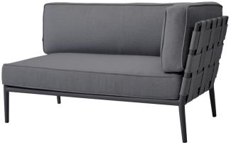 Cane-Line Conic 2-Sitzer Modulsofa inkl. Kissensatz, Armlehne Links 8533AITG