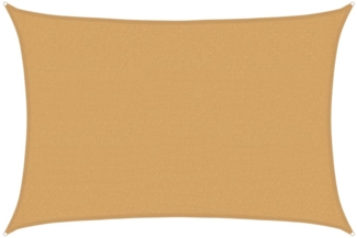 vidaXL Sonnensegel 160 g/m² Rechteckig Sandfarben 2,5x3,5 m HDPE 4002035