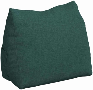 vidaXL Rückenkissen Dunkelgrün 45 x 20 x 35 cm Stoff 42015007