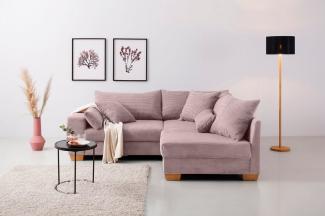 Home affaire Ecksofa Helena II, L-Form, Mit Federkern, wahlweise mit Bett und Taschenfederkern