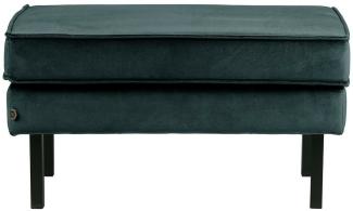 Hocker Rodeo Samt, Teal