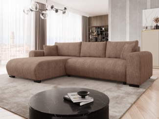 Ecksofa Merkos (Farbe: Coral 45)