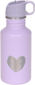 LÄSSIG Trinkflasche Little Gang, Heart, lilac, inkl. Sportverschluss
