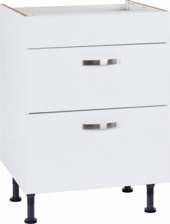 KOCHSTATION Kochfeldumbauschrank KS-Cara Breite 60 cm, mit Vollauszügen und Soft-Close-Funktion