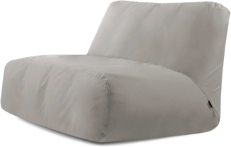 Sitzsack ‘Sofa Tube‘, Bezugstoff - Colorin, 100% Olefin, White grey, 85x80x80 cm.