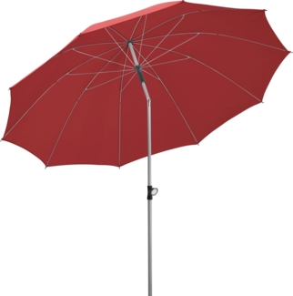 Sonnenschirm Locarno 220/10 rund, Ø ca. 220 cm LSF 50 rot