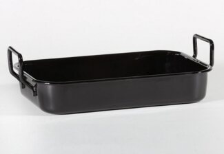 Auflaufform Emaille 36x25,5x7cm Backform Kochen Backen Grillen Geschirr Küche