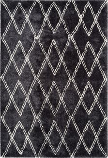 Hochflorteppich Nyree 100 Anthrazit 120x170 cm