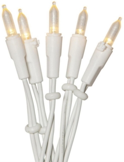 MARELIDA LED-Lichterkette Weihnachtslichterkette Pisello 35 warmweiße LED 5,1m für Innen weiß, 35-flammig