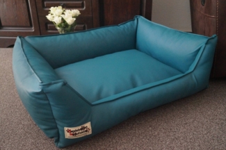 Hundebettenmanufaktur Hundekorb Hundesofa Schlafplatz Kunstleder Similpelle von XS bis XXL